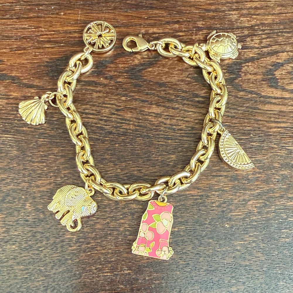 Lilly Pulitzer Bracelet with Charms